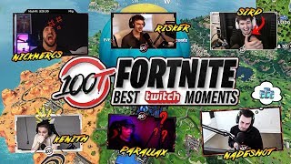 FUNNIEST 100T FORTNITE MOMENTS Ft NICKMERCS Nadeshot Pokimane and more [upl. by Nnayllas641]