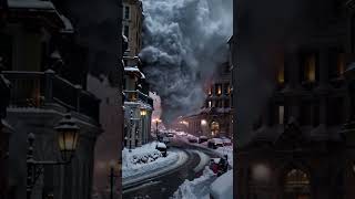 A terrible blizzard hits Europe blizzard shorts [upl. by Coh86]