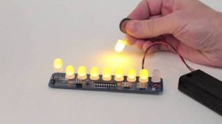 The LED Menorah Kit and flickering LEDs [upl. by Kulda]