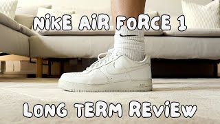 Nike Air Force 1 Long Term Review The Good The Bad amp The Ugly [upl. by Palmira]