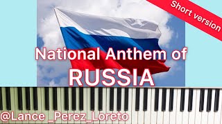 Russian National Anthem Piano Cover Short version [upl. by Illac367]