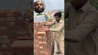 How to make Brick Wall constructionManagementshortsvideoshorts [upl. by Yerg]