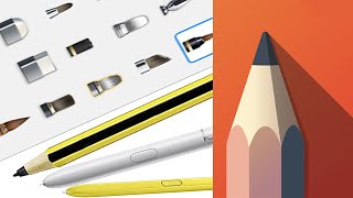 Brushes Guide for Autodesk Sketchbook Mobile [upl. by Jeunesse]