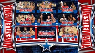 WWE Figurines  Wrestlemania 32 highlights HD [upl. by Meara]