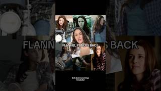 Is the FLANNEL SHIRT making a comeback fallfashion fallfashiontrends womensfashion nyfw [upl. by Adiaros]