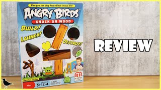 Angry Birds Knock On Wood Board Game Review  Board Game Night [upl. by Camarata]