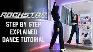 Step by Step LISA  ROCKSTAR Dance Tutorial Full Dance Practice Choreography  EXPLAINED [upl. by Amal562]