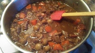 Boeuf Bourguignon  Beef Burgundy [upl. by Anastasio]