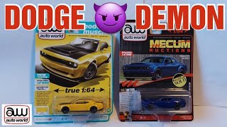 Unboxing Auto World 2018 Dodge Challenger SRT Demons [upl. by Astiram]