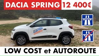 Dacia Spring  Quelle autonomie réelle sur autoroute [upl. by Odrareve]