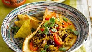 Seitanhack Mexicano vegetarisch mexikanisch  Bertyn Rezept [upl. by Erminna]