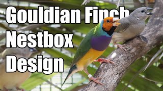 Gouldian Finch Nestbox Design Update [upl. by Maurita714]