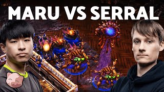 MARU vs SERRALS Epic New ZvT Builds  40000 Masters Coliseum 6 Playoffs Bo5  StarCraft 2 [upl. by Mendy]