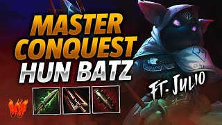 HUN BATZ EL MONO LOCO LO VUELVE A HACER ft Julio  Warchi  Smite Master Conquest [upl. by Dunson]