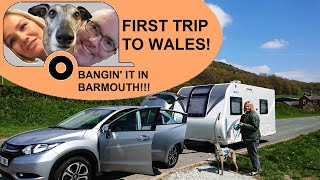 CARAVAN HOLIDAY TO BARMOUTH WALES Hendre Mynach Touring and Camping Park 290422 [upl. by Shelba]