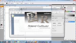 การตัดสติกเกอร์ด้วย ai ผ่าน cutstudio [upl. by Nnave]