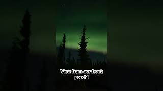 Lights in Alaska alaska northernlights moon [upl. by Nimesay83]