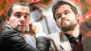 Magnus Carlsen vs Ian Nepomniachtchi  World Chess Championship 2021  Game 8 [upl. by Ayanad]