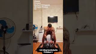 Offset Kettlebell Strength Complex 4028kg kettlebell strengthtraining [upl. by Llerral]