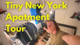 Realistic New York Apartment Tour  1700 a Month Shoebox [upl. by Kenti195]