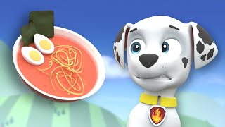 PAW Patrol  Can Marshall Eat Spicy Noodles [upl. by Paige610]