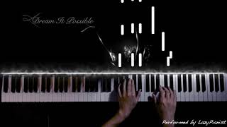 Dream It Possible我的梦张靓颖（Piano Cover [upl. by Nosmirc]