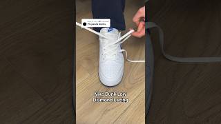 This is How to Lace your Nike Dunk Lows ⬇️ nike sneakers tutorial shoelaces [upl. by Truc]