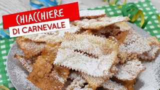 Chiacchiere di Carnevale bollose croccanti e leggere ricetta e consigli [upl. by Nashom]