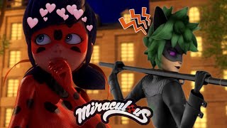 Ladybug se enamora de ClawNoir 🙀💚 Parodia de Ladybug temporada 6 [upl. by Lamahj]