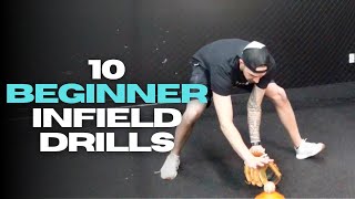 10 Easy Baseball Infield Drills You Can Do At Home [upl. by Cuttler]