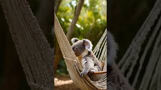 Relaxing Koala In Hammock 🐨🍃 [upl. by Dominique]