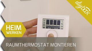 Smarthome Austria Raumthermostat der Fußbodenheizung montieren [upl. by Lasser]