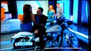 CAROLINA SANDOVAL CON JOSE MANUEL FIGUEROA EN TOMBOLA [upl. by Ijuy]