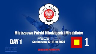 DAY 1  TATAMI 1  Mistrzostwa Polski Młodziczek i Młodzików 1213102024 Sochaczew [upl. by Australia372]