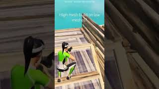 High mesh build on low meshes fortnite [upl. by Candless]