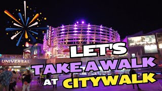 Lets take a walk at Universal citywalk Orlando [upl. by Lyudmila]