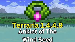 Terraria Anklet of the Wind seed 1449 [upl. by Winthrop850]