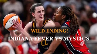 Wild Ending  Indiana Fever vs Washington Mystics  WNBA [upl. by Jemie217]