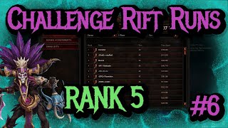 Diablo 3 Season 30 Challenge Rift Runs Part 6 Rank 5 Witchdoctor [upl. by Atined]