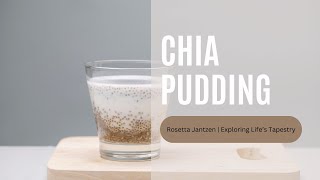 Chia Seed Pudding Perfection A Simple and Delicious Recipe Guide [upl. by Saiasi]