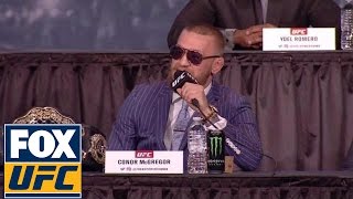 Heres everything Conor McGregor said at the UFC 205 press conference [upl. by Inaj]