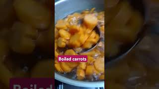 boiled carrotsasmr foodshortvideo [upl. by Ahsad]