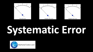 Systematic Error  Introduction to Physics [upl. by Lucie]