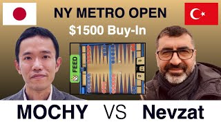 Mochy vs Nevzat Dogan  NY Metro Open Backgammon Championship [upl. by Kos]