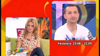 Cute Romanian TV Presenter Horoscope  Nicoleta Svarlefus  Romanians Show [upl. by Ainez378]