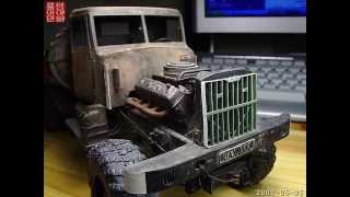 Look Its PAPER  paper model of KrAZ 255B [upl. by Ettevy]