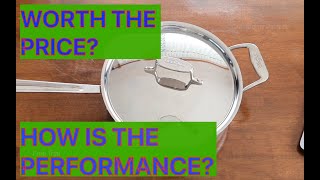 All Clad D5 3QT Saute Pan Review and Cooking Test [upl. by Weibel]