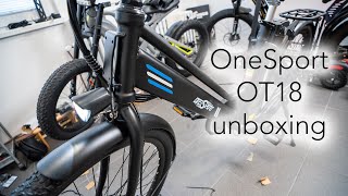 OneSport OT18  úplně obyčejné elektrokolo do města 🏙️ Unboxing 📦 [upl. by Godred]