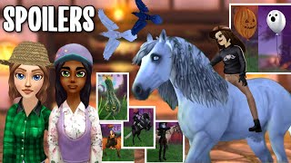 SPOILERS UPDATED Characters NEW Magical Horses NEW Pets Halloween spoilers and more Star Stable [upl. by Paugh375]