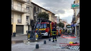 7 morts après un incendie déclenché par une explosion à SaintLaurentdelaSalanque [upl. by Idnic]